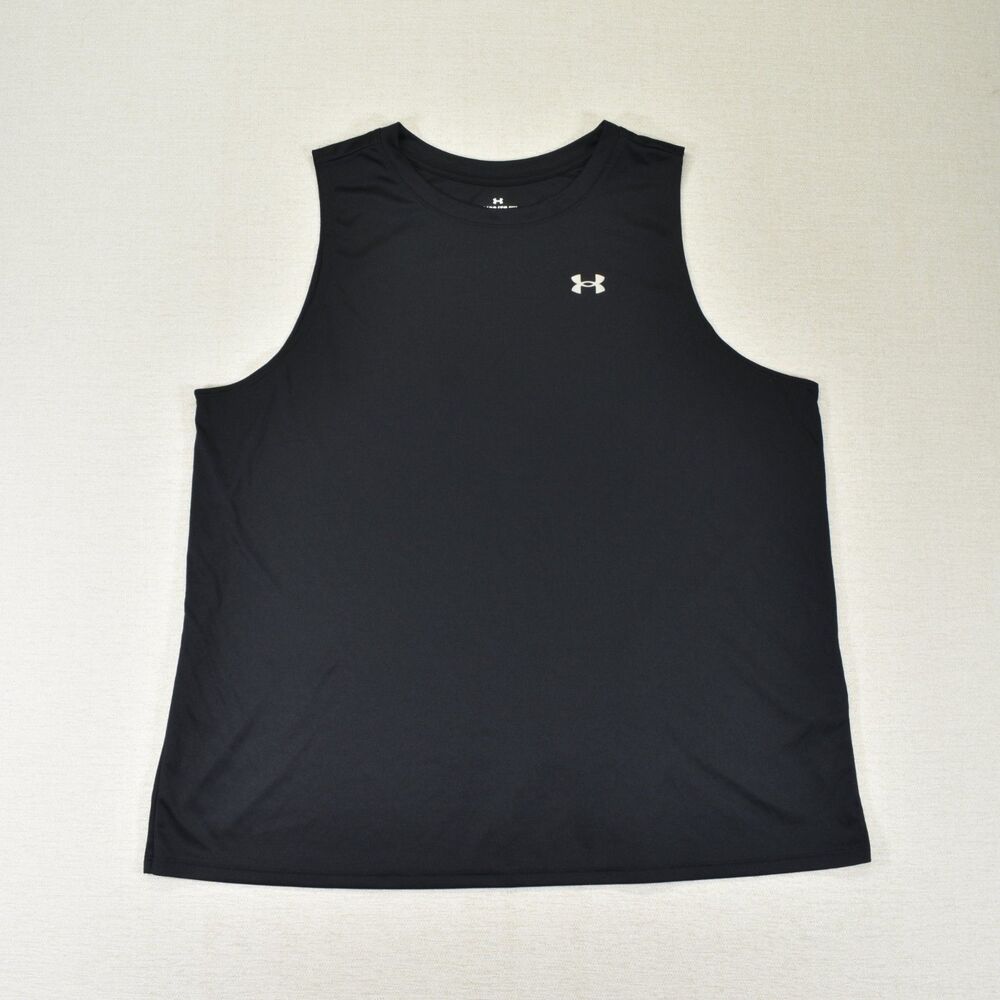 Under Armour Womens 1X UA Tech Tank Top Sleeveless Shirt Loose Fit Athletic